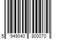 Barcode Image for UPC code 5949040800070