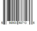 Barcode Image for UPC code 598900687136