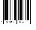 Barcode Image for UPC code 5993110004370