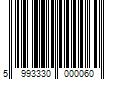 Barcode Image for UPC code 5993330000060