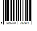 Barcode Image for UPC code 5993330000091