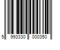 Barcode Image for UPC code 5993330000350