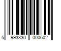 Barcode Image for UPC code 5993330000602