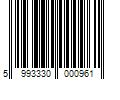 Barcode Image for UPC code 5993330000961