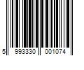 Barcode Image for UPC code 5993330001074