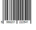 Barcode Image for UPC code 5998201222541