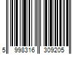 Barcode Image for UPC code 5998316309205