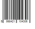 Barcode Image for UPC code 5998421104306