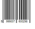 Barcode Image for UPC code 5999007600298