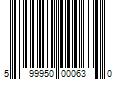 Barcode Image for UPC code 599950000630