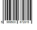 Barcode Image for UPC code 5999500672815