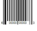 Barcode Image for UPC code 600000000033