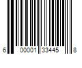 Barcode Image for UPC code 600001334458