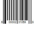 Barcode Image for UPC code 600002310598