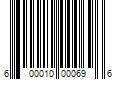 Barcode Image for UPC code 600010000696