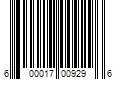 Barcode Image for UPC code 600017009296