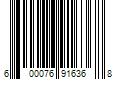 Barcode Image for UPC code 600076916368