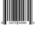 Barcode Image for UPC code 600078409844