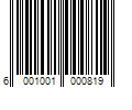 Barcode Image for UPC code 6001001000819