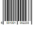 Barcode Image for UPC code 6001001002233