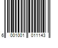 Barcode Image for UPC code 6001001011143