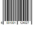 Barcode Image for UPC code 6001001124027