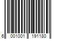 Barcode Image for UPC code 6001001191180