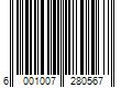 Barcode Image for UPC code 6001007280567