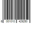 Barcode Image for UPC code 6001010429250