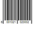 Barcode Image for UPC code 6001021020002