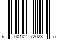 Barcode Image for UPC code 600102720235