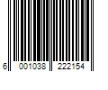 Barcode Image for UPC code 6001038222154