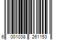 Barcode Image for UPC code 6001038261153