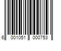 Barcode Image for UPC code 6001051000753