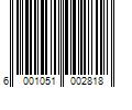 Barcode Image for UPC code 6001051002818