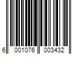 Barcode Image for UPC code 6001076003432