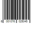 Barcode Image for UPC code 6001076025045