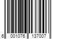 Barcode Image for UPC code 6001076137007