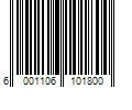 Barcode Image for UPC code 6001106101800