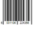 Barcode Image for UPC code 6001106224356