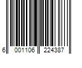 Barcode Image for UPC code 6001106224387