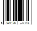 Barcode Image for UPC code 6001106228118