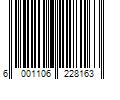 Barcode Image for UPC code 6001106228163