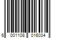 Barcode Image for UPC code 6001108016034