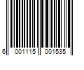 Barcode Image for UPC code 6001115001535