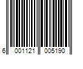 Barcode Image for UPC code 6001121005190