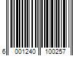 Barcode Image for UPC code 6001240100257