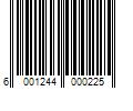 Barcode Image for UPC code 6001244000225