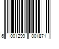 Barcode Image for UPC code 6001299001871