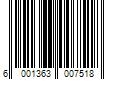 Barcode Image for UPC code 6001363007518